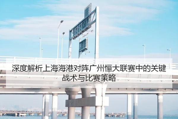 深度解析上海海港对阵广州恒大联赛中的关键战术与比赛策略（RAY ESPORTS）